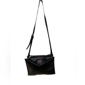 Sam Edelman Black Leather Crossbody Bag Adjustable Strap